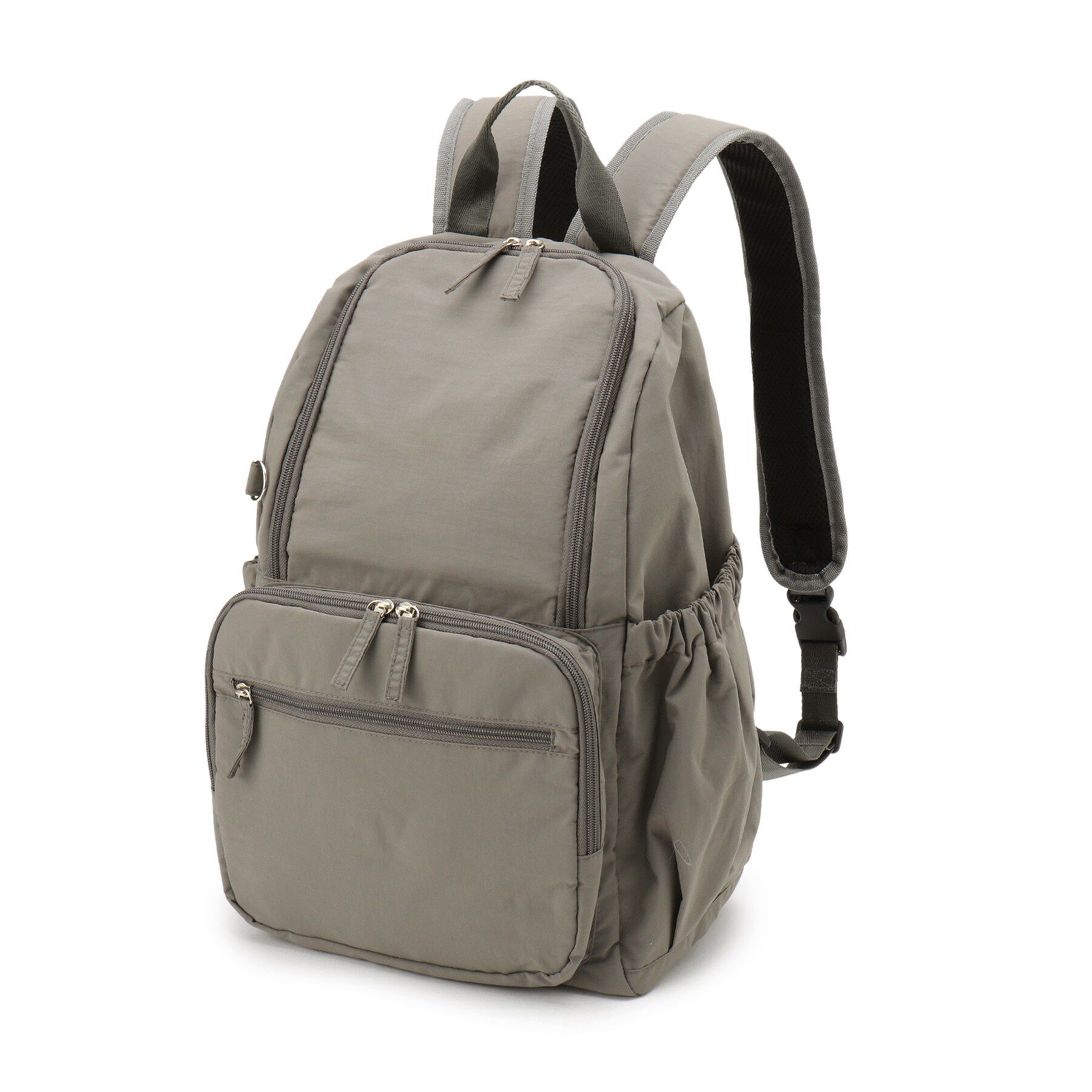 SHOO･LA･RUE「【撥水/A4サイズ可】他ポケットでらくらく整理整頓 13ポケットバックパック」|リュック|