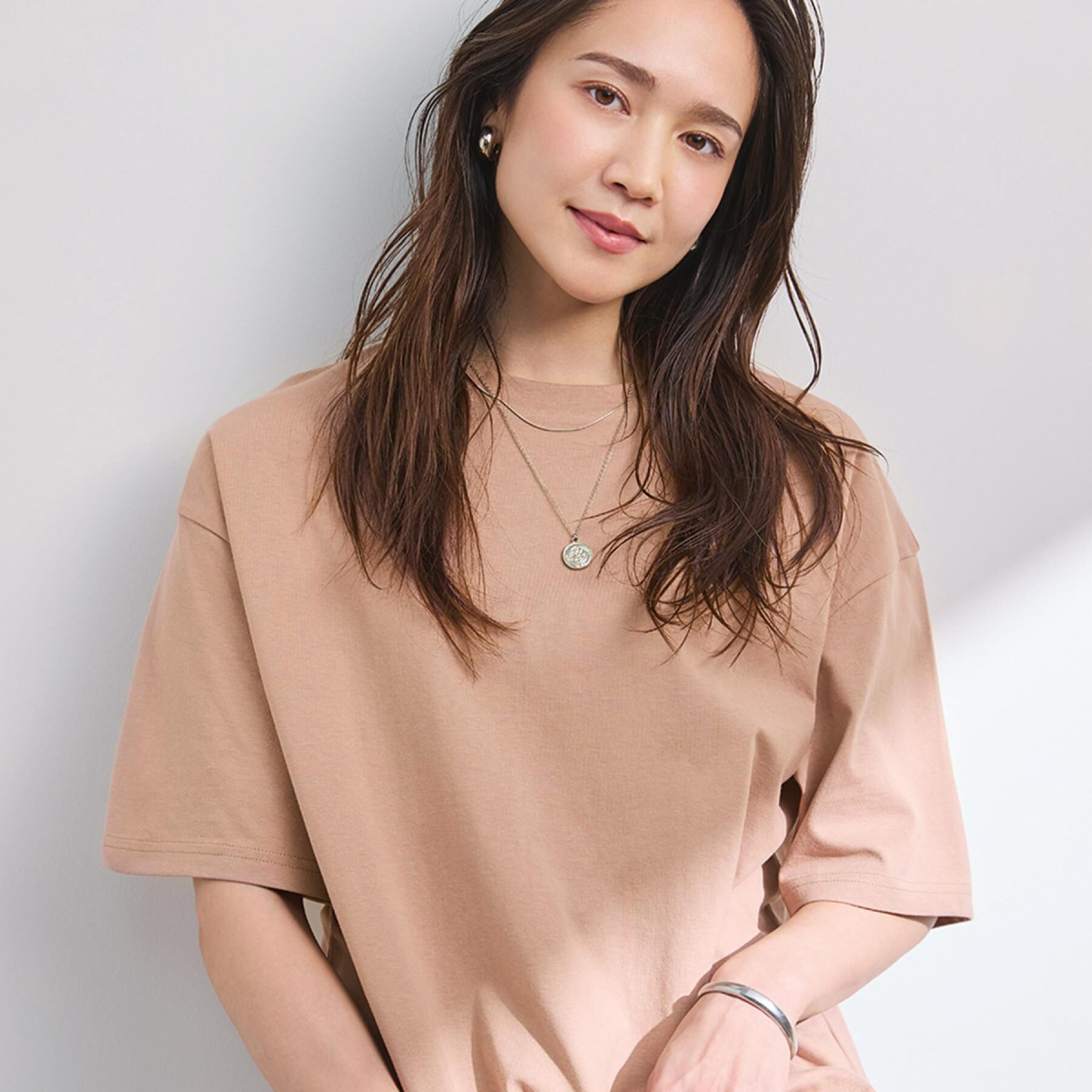 SHOO･LA･RUE「プチプラ 無地＆プリントアソート ベーシックTシャツ」|Tシャツ・カットソー|
