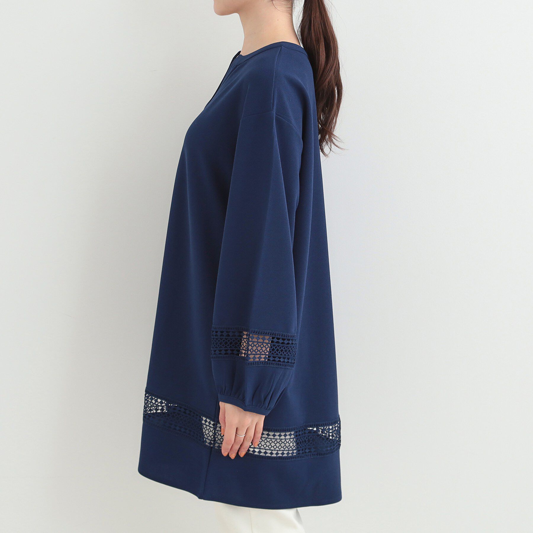 SHOO･LA･RUE「レース切り替えチュニックワンピース」|チュニック|