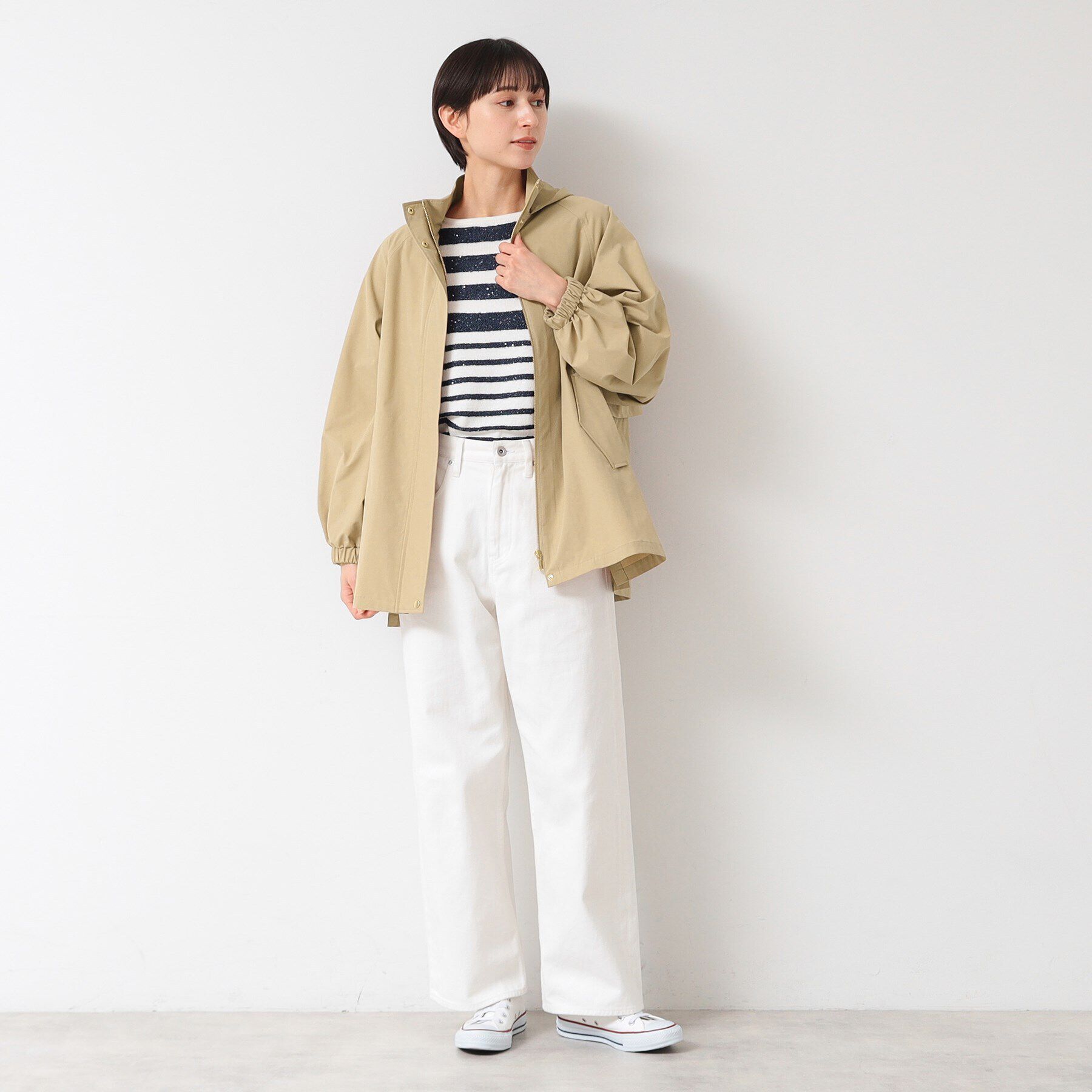 Dessin「テントラインミドル丈マウンテンパーカ（S～L）」|ブルゾン・スタジャン|