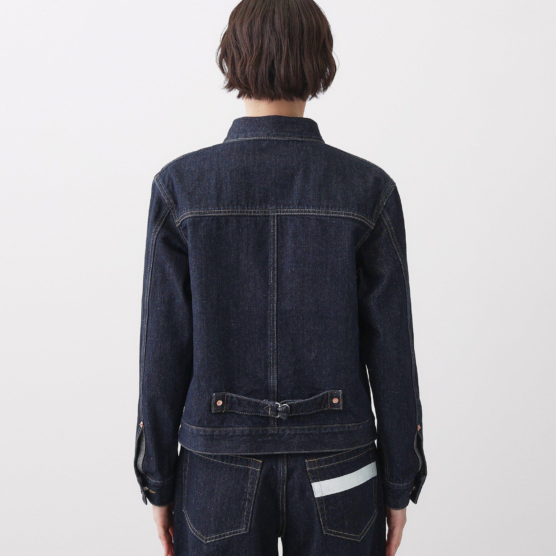 Dessin「【ユニセックス/2WAY】リバーシブルデニムジャケット」|デニムジャケット|