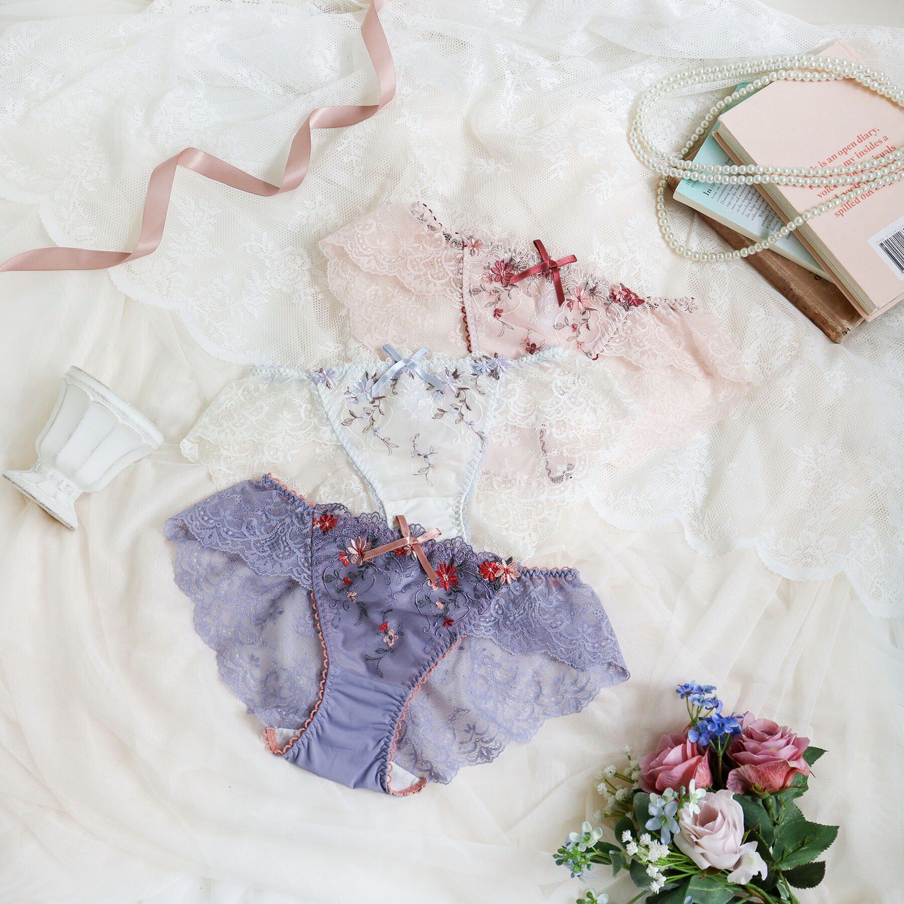 Risa Magli「フィオナ レースショーツ」|インナー|