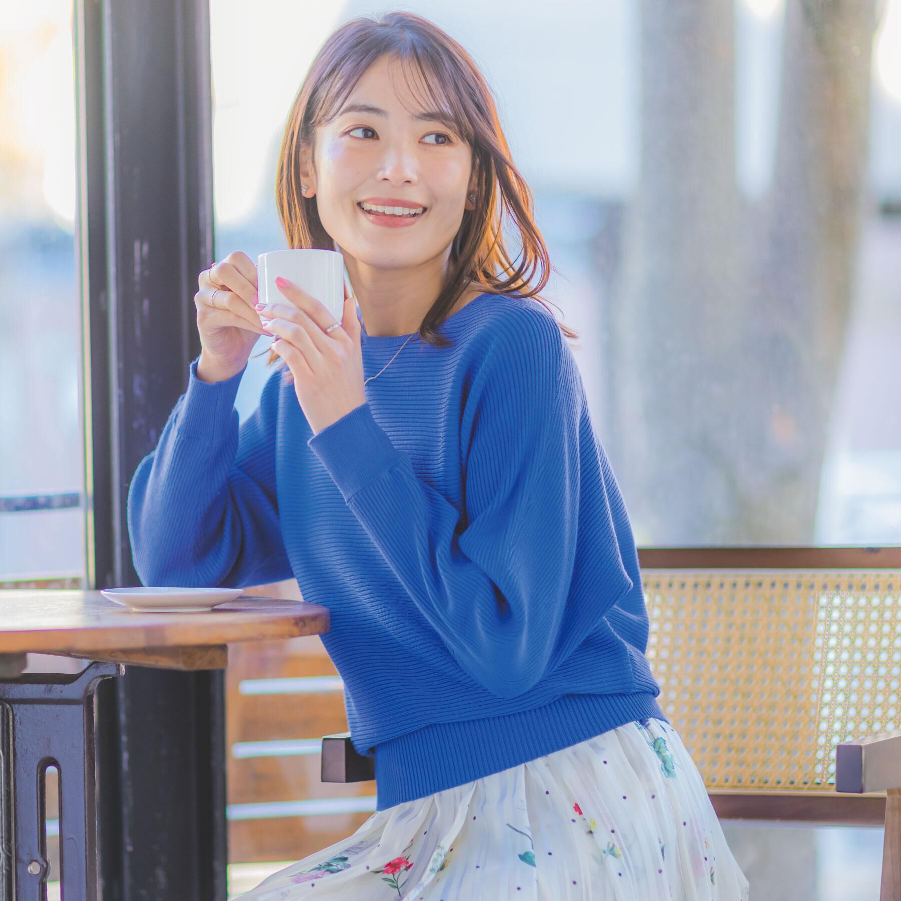 ITS&rsquo;DEMO「【洗濯機OK】花粉防止リブドルマンニット」|ニット・セーター|