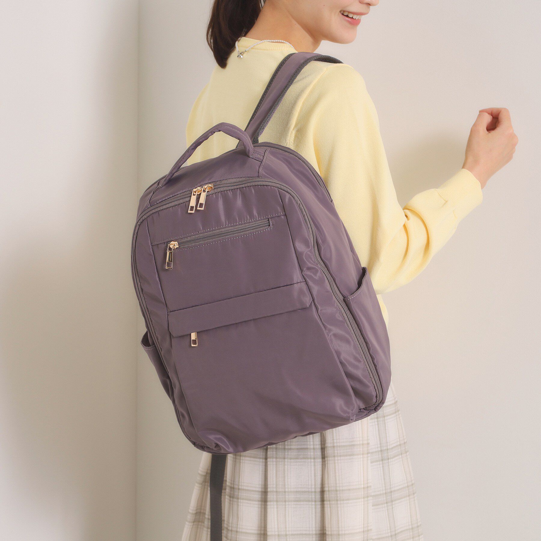 ITS&rsquo;DEMO「【12ポケット】ガバッとリュック」|リュック|グレー(012)