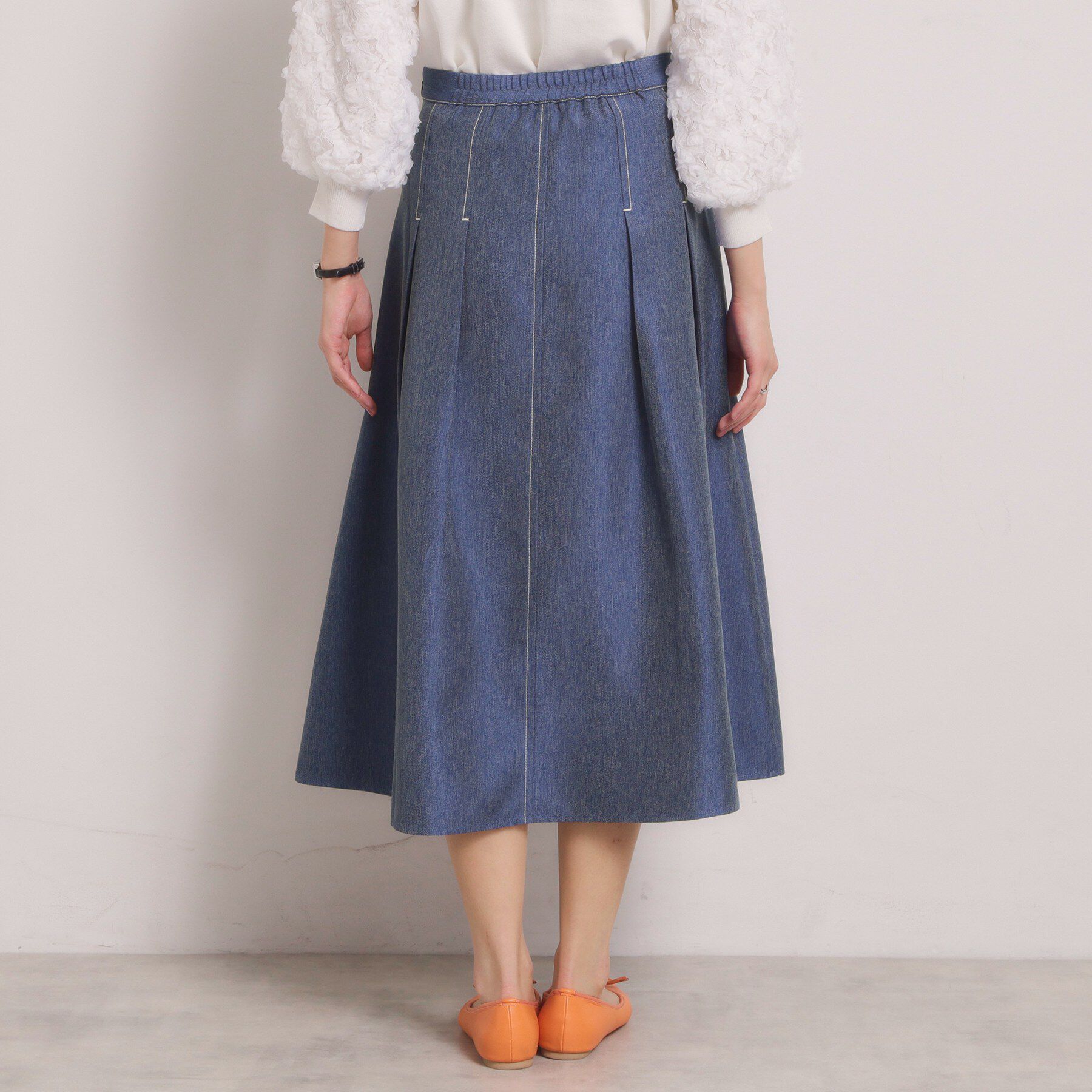 ITS&rsquo;DEMO「【洗濯機OK】デニム風スカート」|スカート|