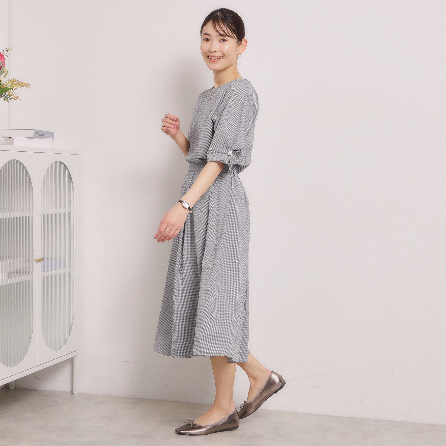 ITS&rsquo;DEMO「【手洗い可／セットアップ可】サッカースカート」|スカート|