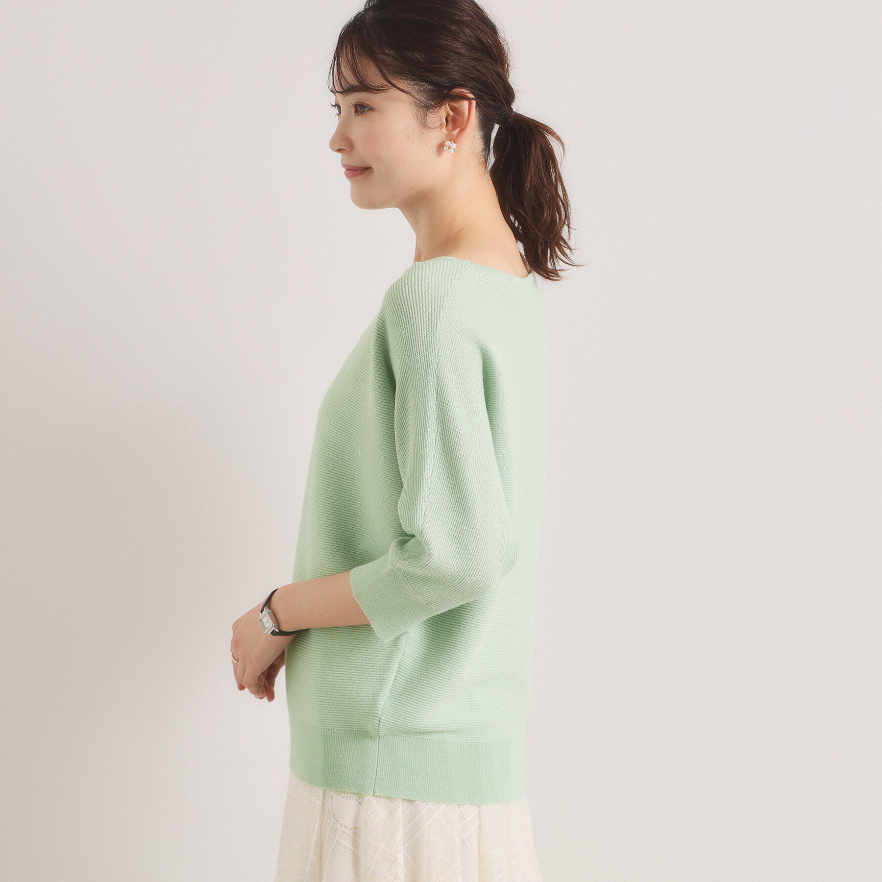 ITS&rsquo;DEMO「【手洗い可】ラメガーターニット」|ニット・セーター|