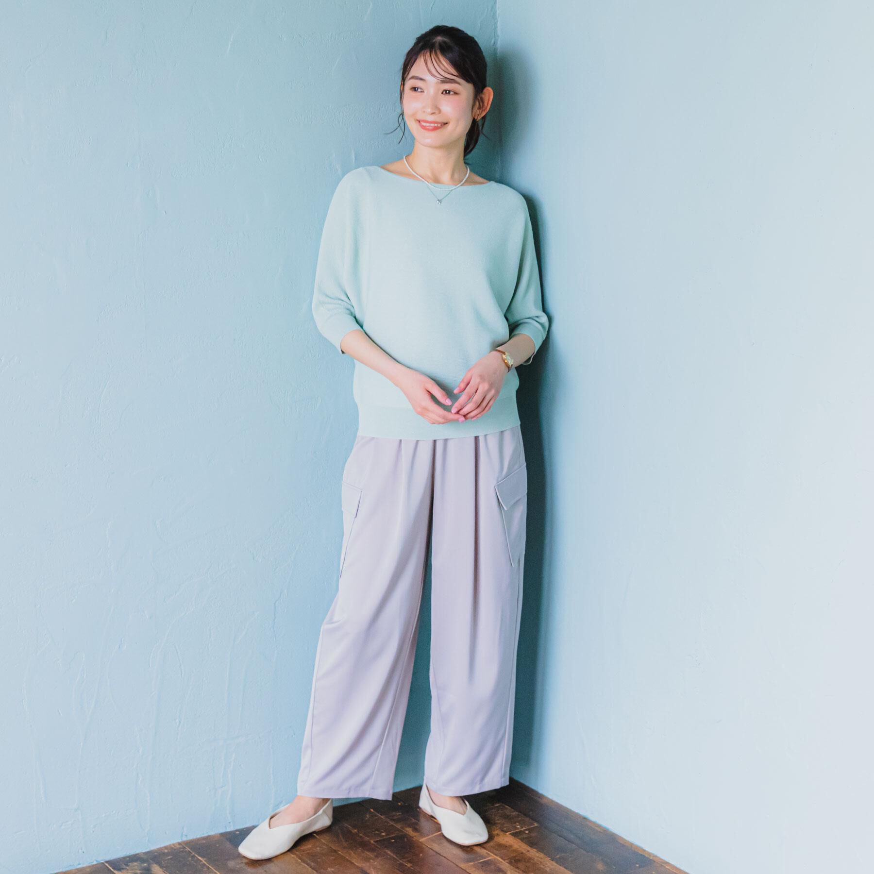 ITS&rsquo;DEMO「【手洗い可】ラメガーターニット」|ニット・セーター|