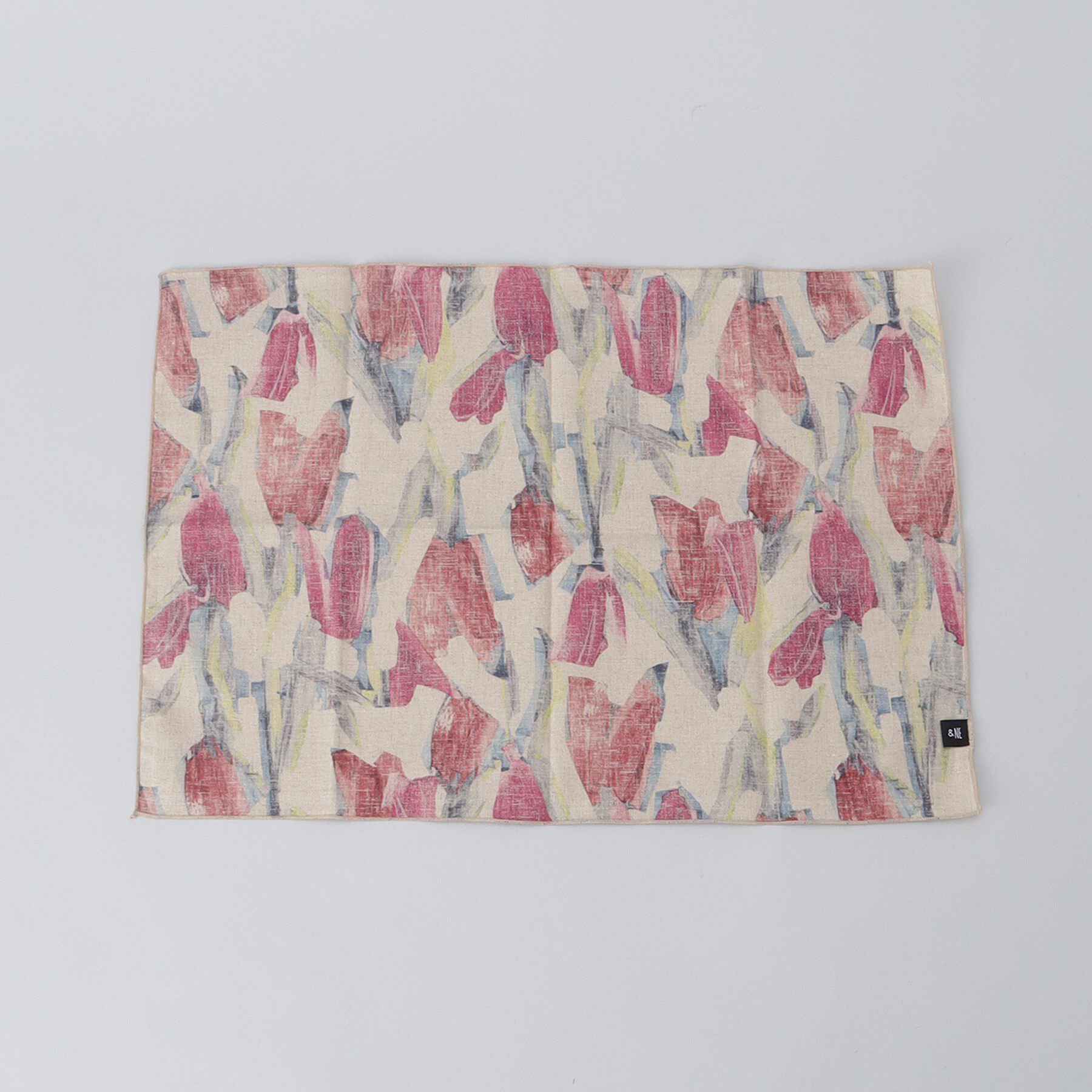 212 KITCHEN STORE「ランチョンマット フラワータッチ レッド」|食器・キッチングッズ|