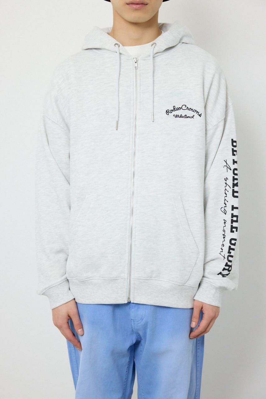 RODEO CROWNS「タイポグラフィーZIPパーカー」|パーカー|