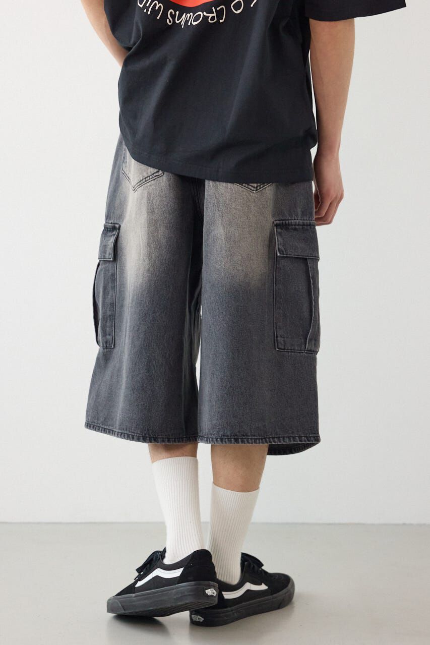 RODEO CROWNS「デニムバミューダカーゴパンツ」|デニム|