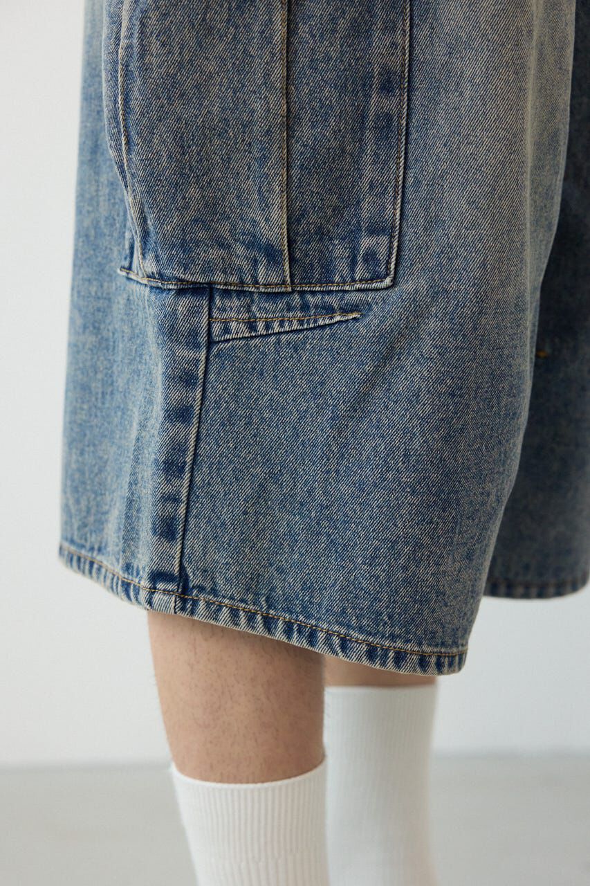 RODEO CROWNS「デニムバミューダカーゴパンツ」|デニム|