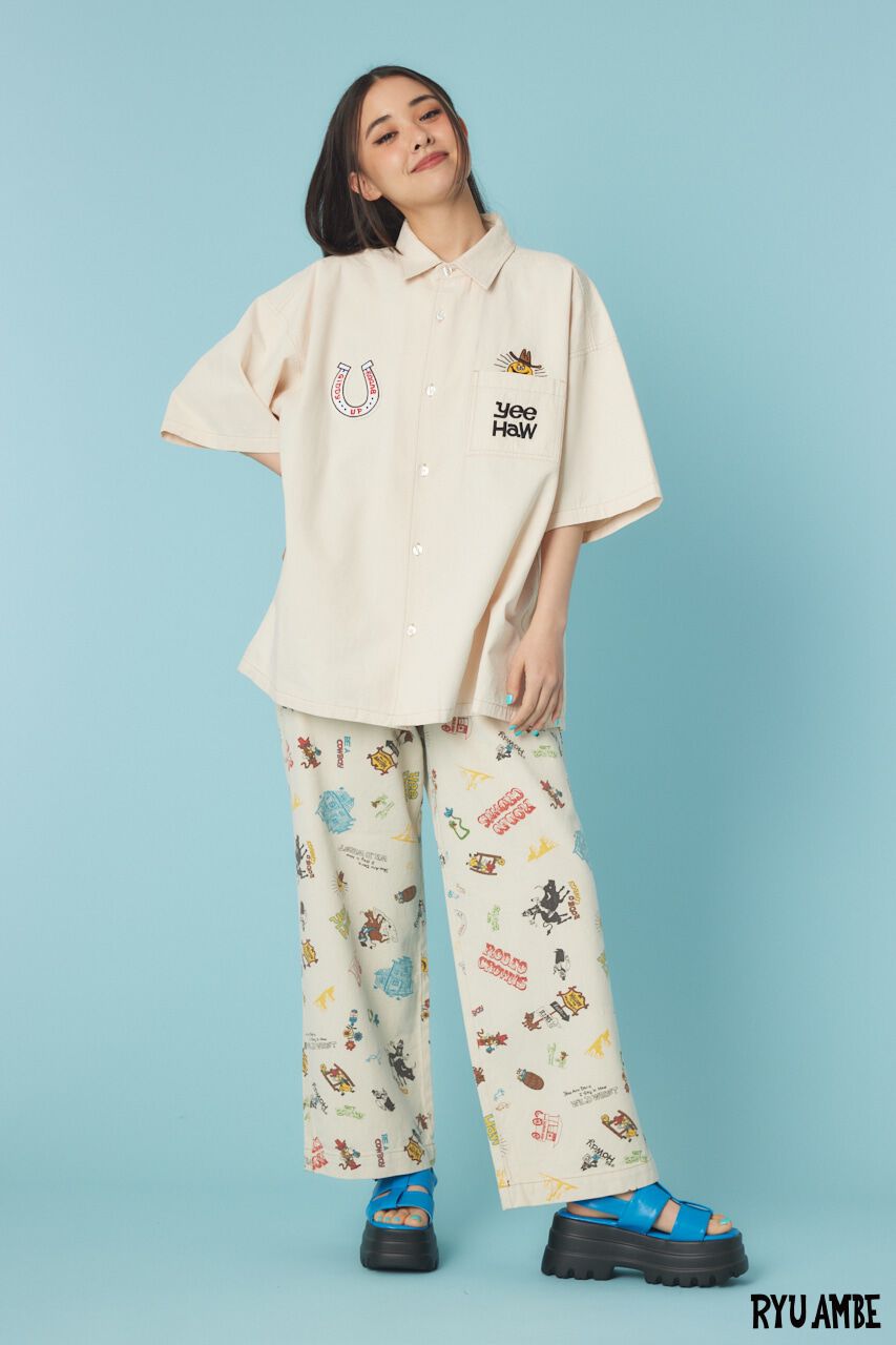 RODEO CROWNS「(Ryu Ambe)Yee Haw シャツ」|シャツ・ブラウス|