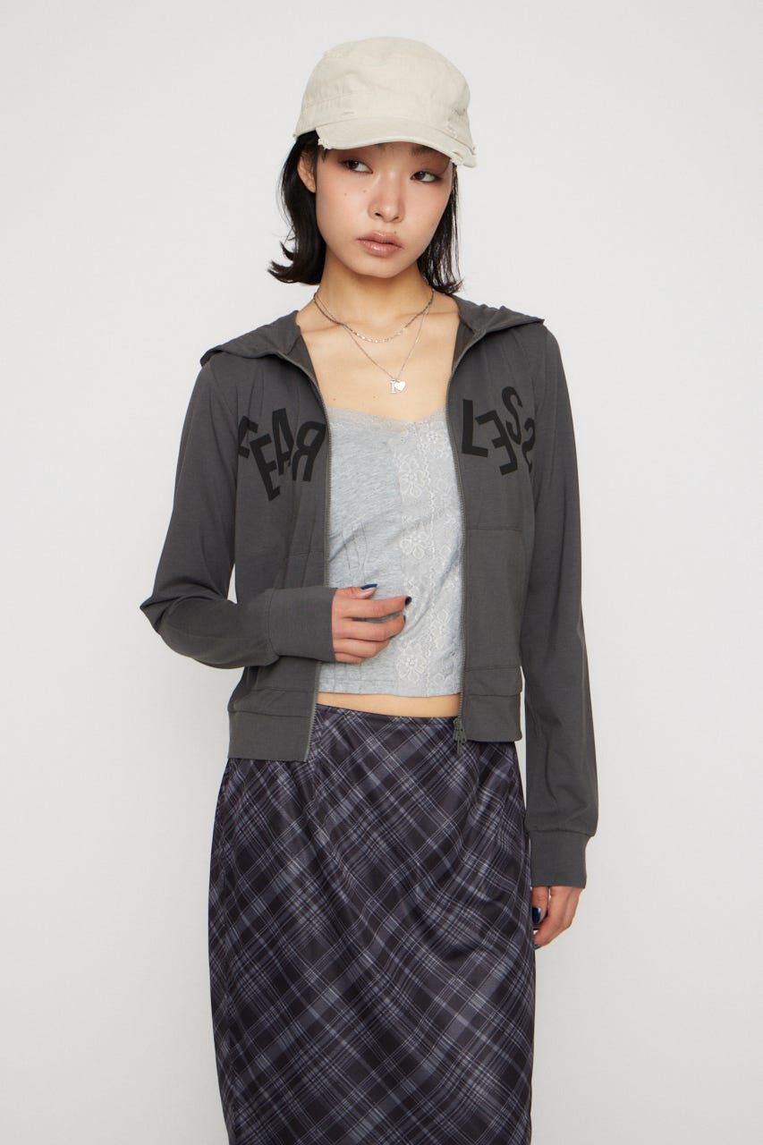 LAGUA GEM「LETTERING  PRINT LIGHT パーカー」|パーカー|