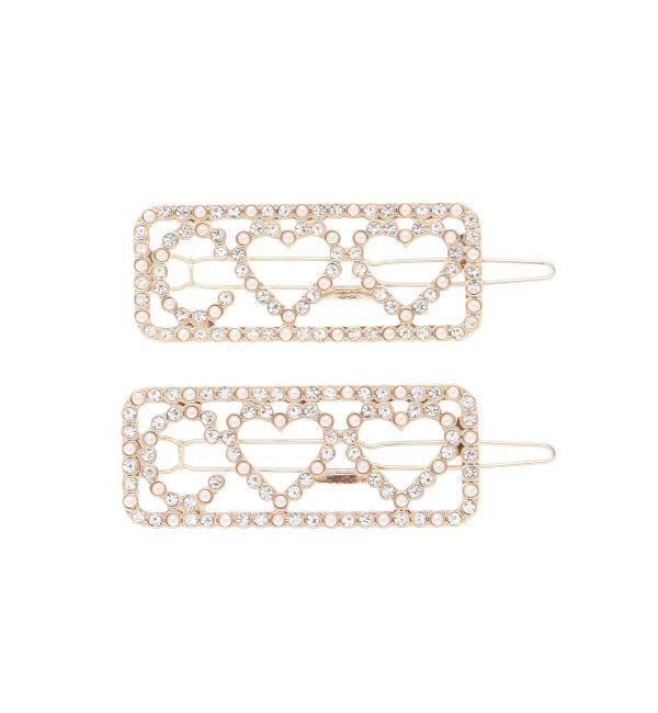 CALNAMUR「HEART BIJOU HAIR PIN/ハートビジューヘアピン」|その他|