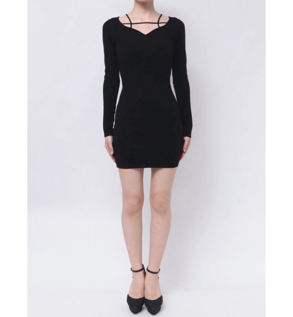 RESEXXY「ナローストラップリブワンピース」|ワンピース|