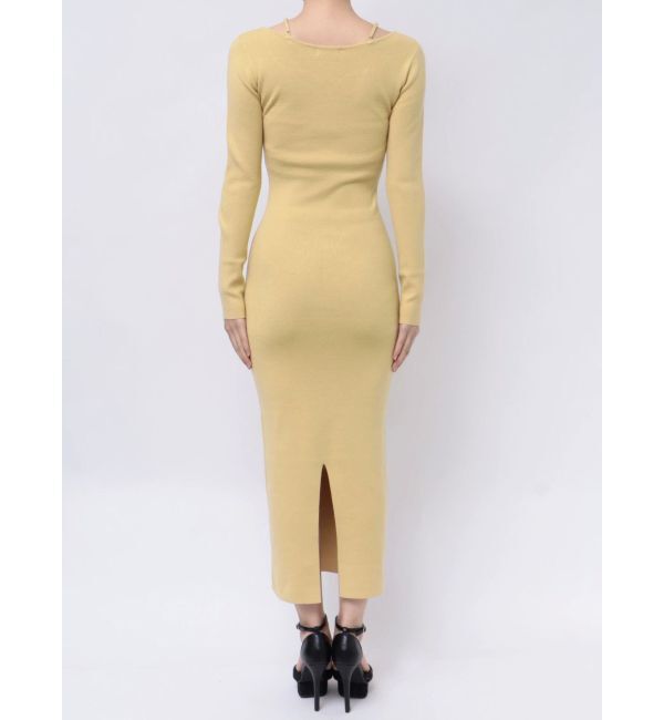 RESEXXY「ナローストラップリブワンピース」|ワンピース|