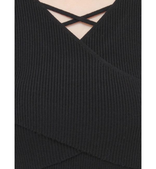 RESEXXY「ダブルクロスニットワンピース」|ワンピース|