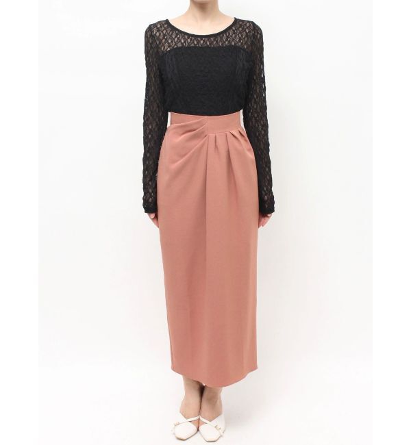 RESEXXY「ドレープデザインペンシルスカート」|スカート|