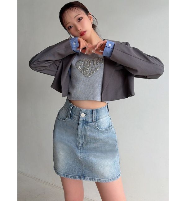 RESEXXY「レイヤードクロップドジャケット」|その他|