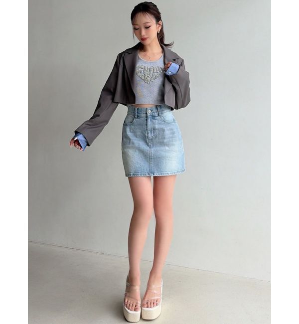 RESEXXY「レイヤードクロップドジャケット」|その他|