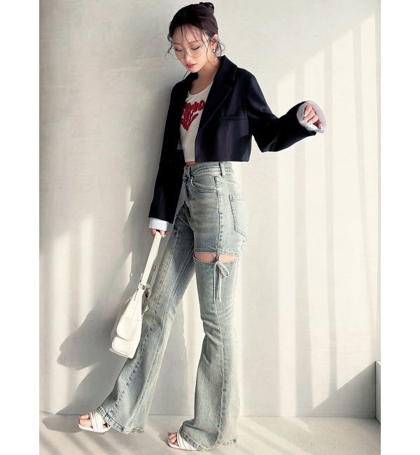 RESEXXY「レイヤードクロップドジャケット」|その他|