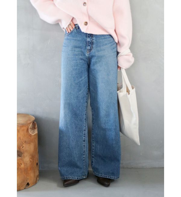 Ungrid「ハイウエストルーズデニム」|デニム|