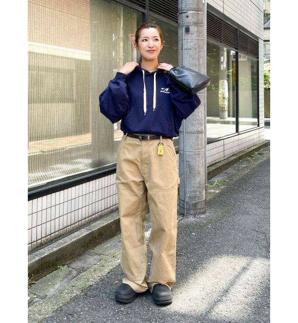 Ungrid「【WEB限定】ショートロゴプリントパーカー」|パーカー|