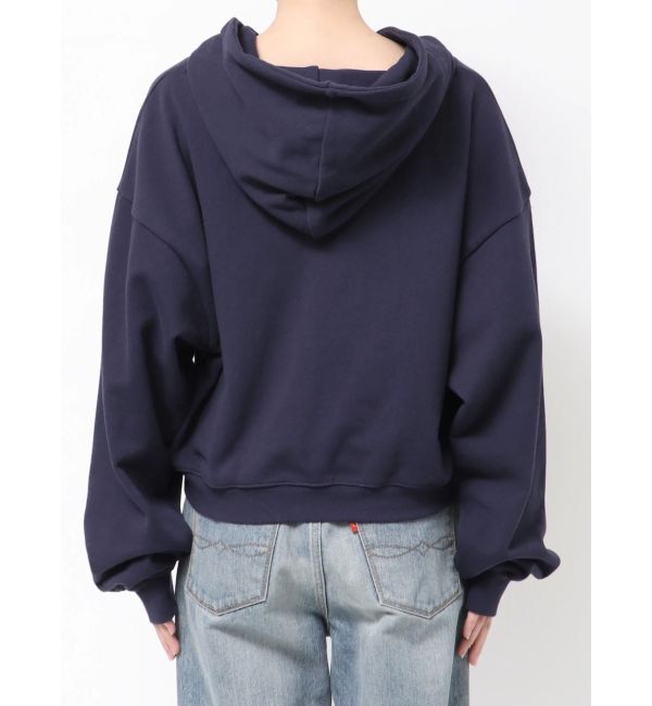 Ungrid「【WEB限定】ショートロゴプリントパーカー」|パーカー|