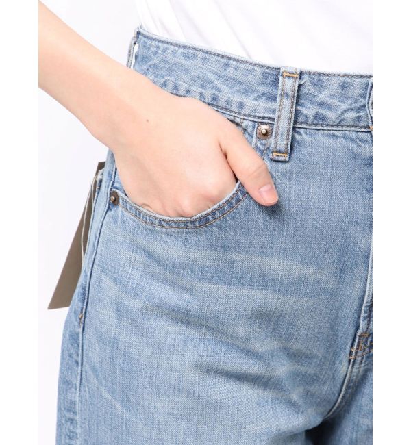 Ungrid「ハイウエストオーガニックコットンルーズデニム」|デニム|