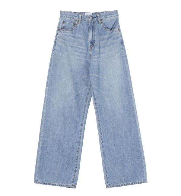 Ungrid「ハイウエストオーガニックコットンルーズデニム」|デニム|