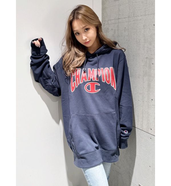 GYDA「Champion HOODED SWEATSHIRT」|パーカー|