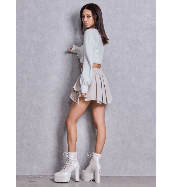 GYDA「GG bijou beltニットボレロ」|カーディガン|