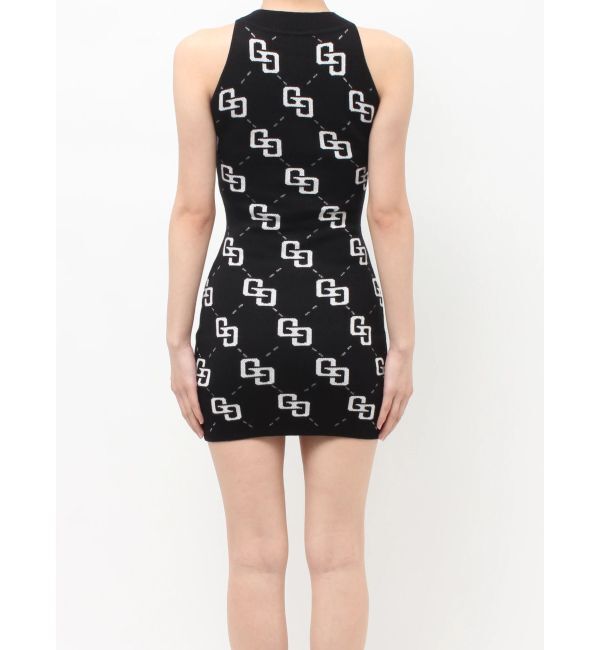 GYDA「GG glitter quiltingアメスリニットワンピース」|ワンピース|