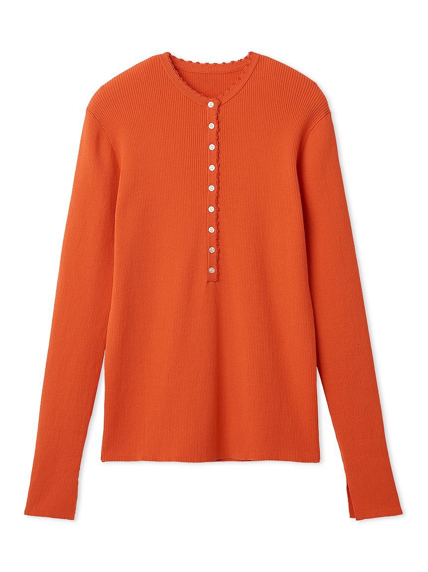 Mila Owen「刺繍スカラヘンリーネックニット」|ニット・セーター|