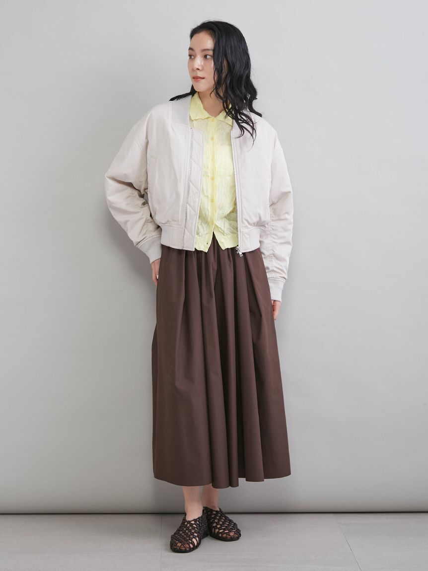 Mila Owen「ショートMA-1」|ブルゾン・スタジャン|