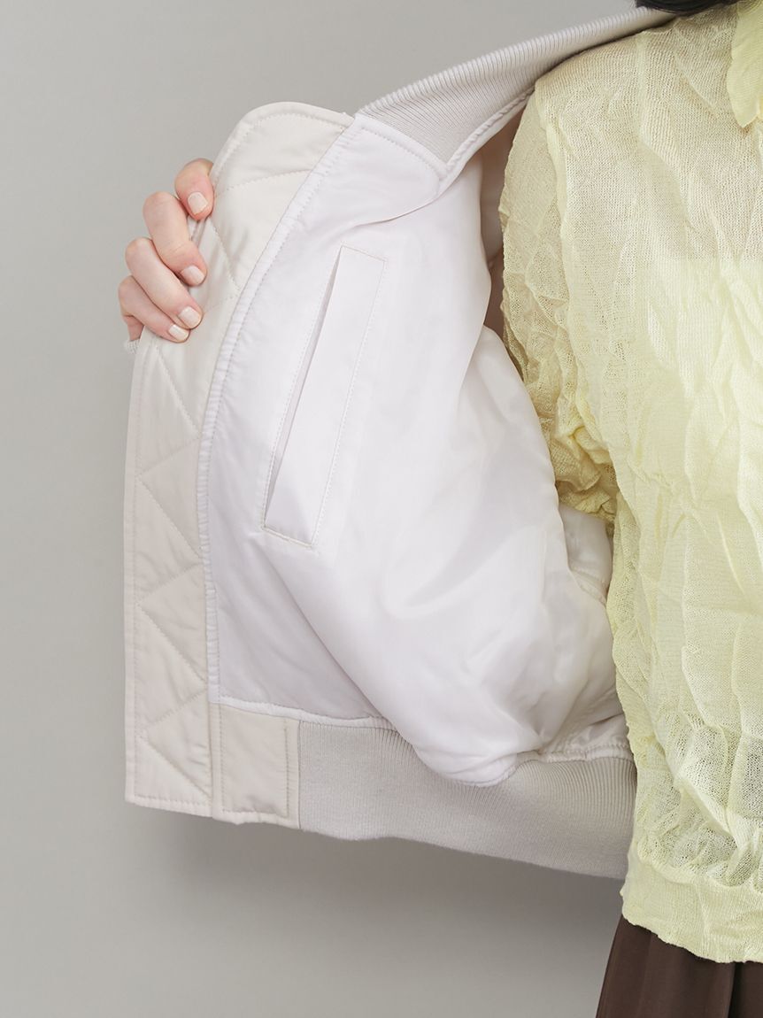 Mila Owen「ショートMA-1」|ブルゾン・スタジャン|