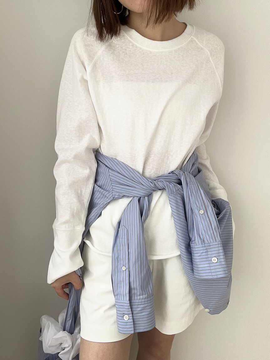 emmi atelier「【ONLINE限定カラーあり】ストライプベーシックシャツ」|シャツ・ブラウス|