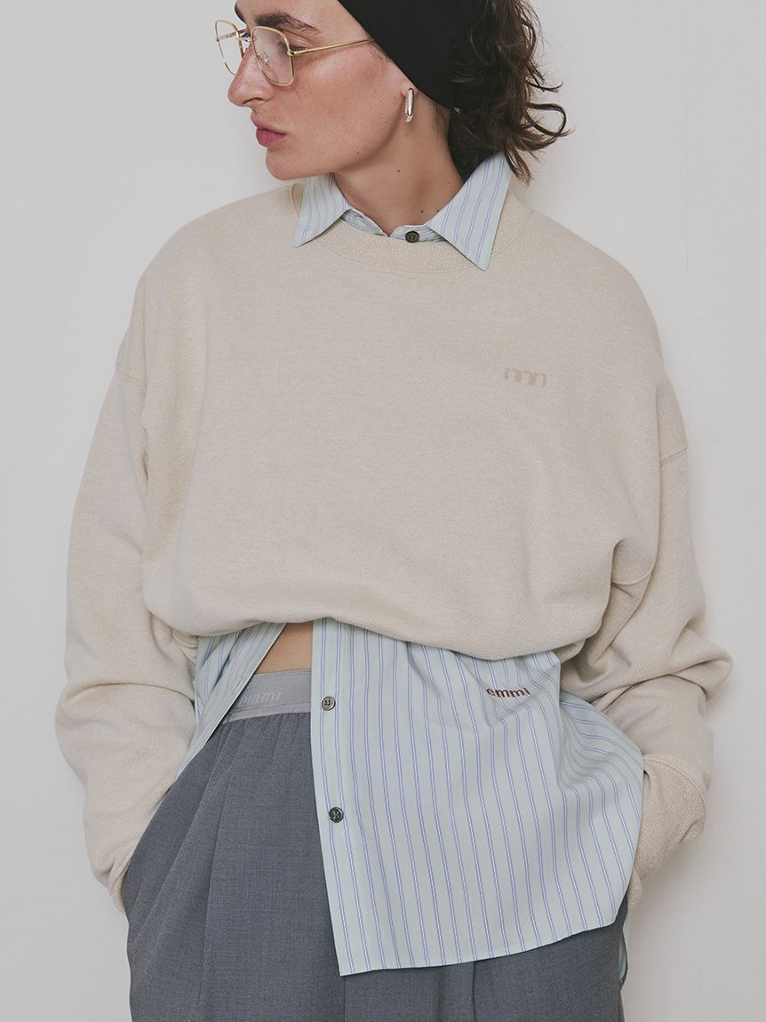 emmi atelier「【ONLINE限定カラーあり】ストライプベーシックシャツ」|シャツ・ブラウス|MNT