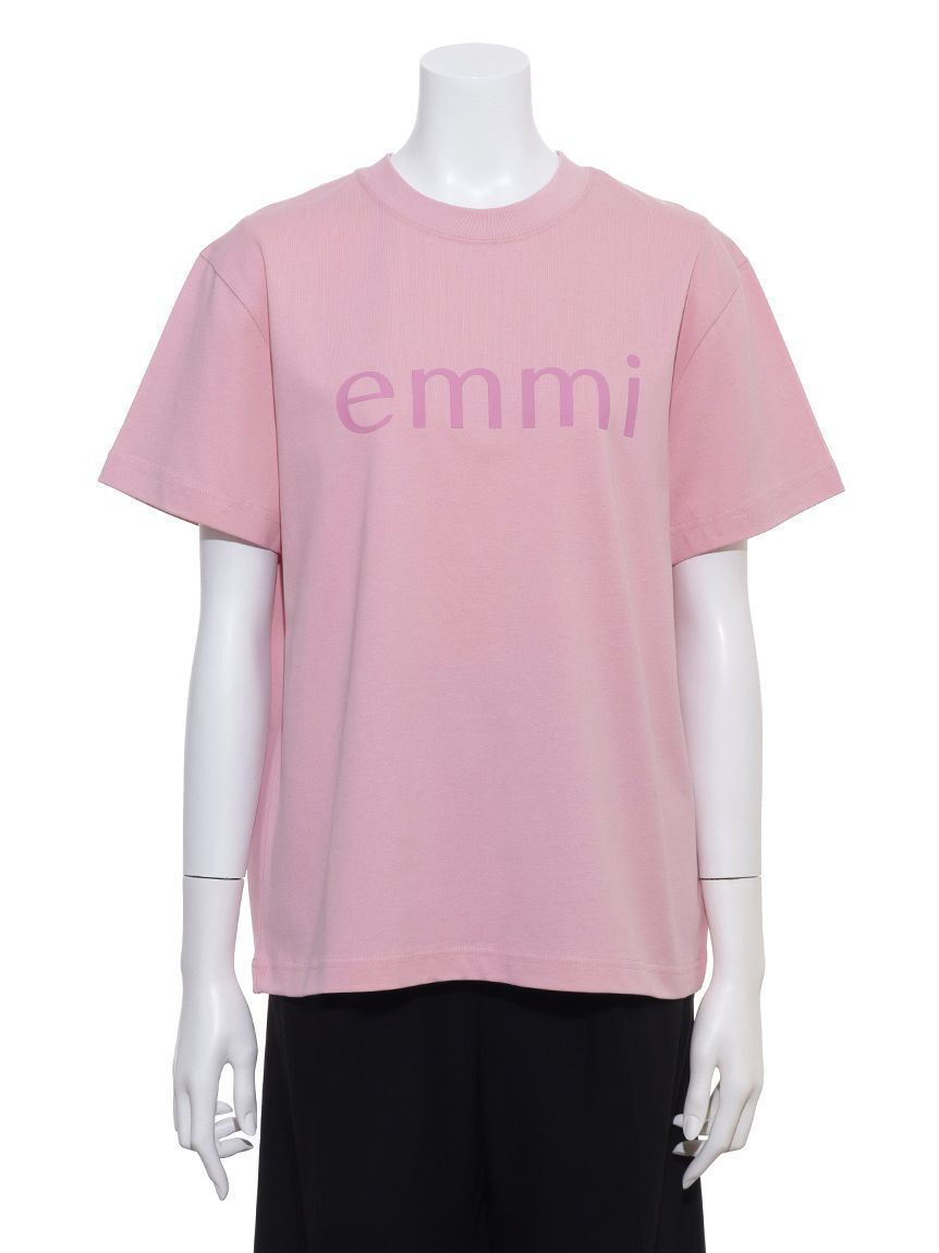 emmi atelier「【ONLINE限定カラーあり】eco emmiロゴTシャツ/UVカット」|Tシャツ・カットソー|