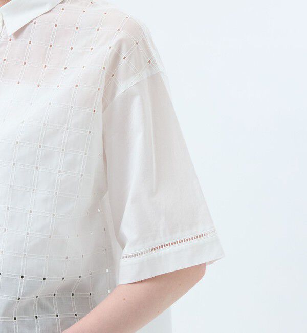 MACKINTOSH PHILOSOPHY「スクエアレースブラウス」|シャツ・ブラウス|