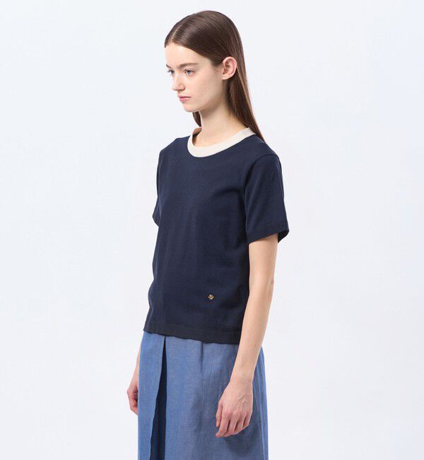 MACKINTOSH PHILOSOPHY「バイカラーファインコットンニット」|ニット・セーター|