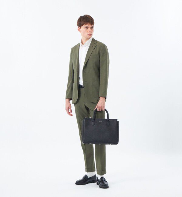 MACKINTOSH PHILOSOPHY「【WEB&一部店舗限定】トロッター ウルトラライトジャケット サッカーストライプ」|テーラードジャケット|