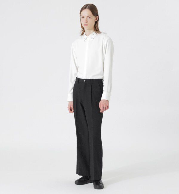  「ジャカードワイドスラックス」|スラックス|