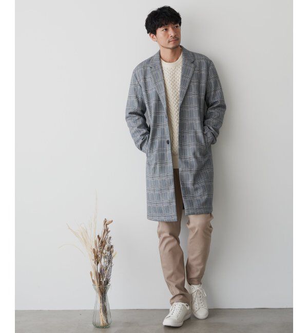 IKKA LOUNGE「【消臭】EASYSTRETCHチェスターコート」|トレンチコート|