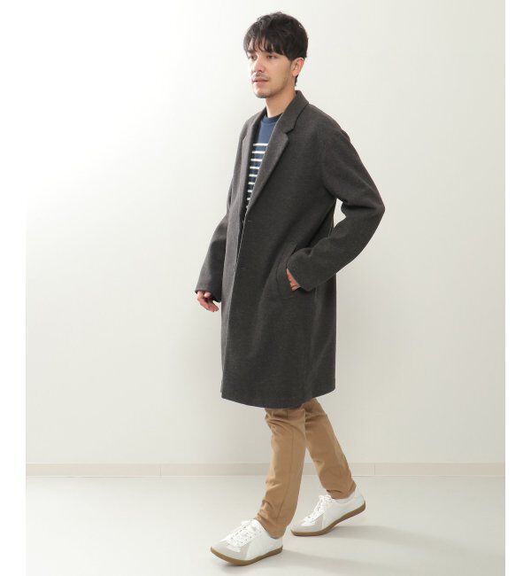 IKKA LOUNGE「【消臭】EASYSTRETCHチェスターコート」|トレンチコート|