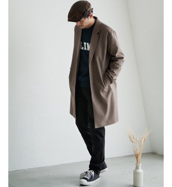 IKKA LOUNGE「【消臭】EASYSTRETCHチェスターコート」|トレンチコート|