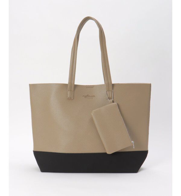 ikka「バイカラーシュリンクトートバッグ」|その他|