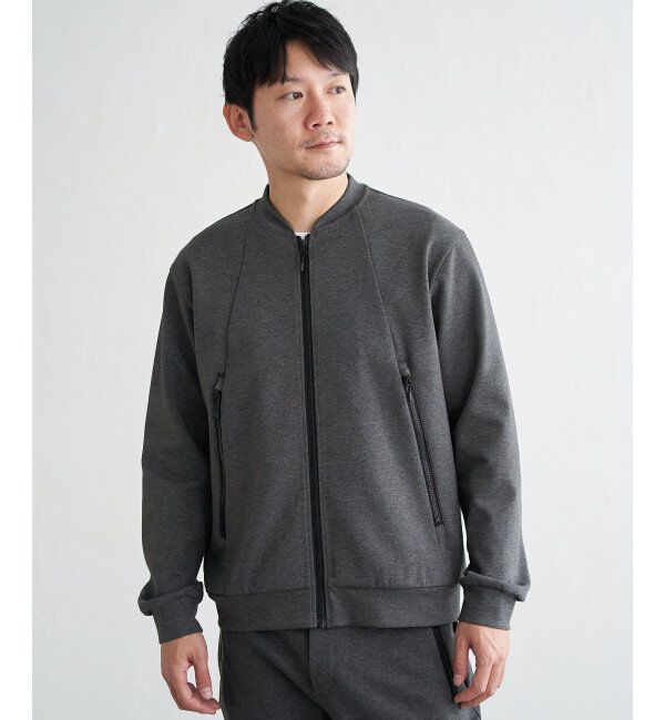 ikka「テックストレッチジップポケットカーディガン」|カーディガン|