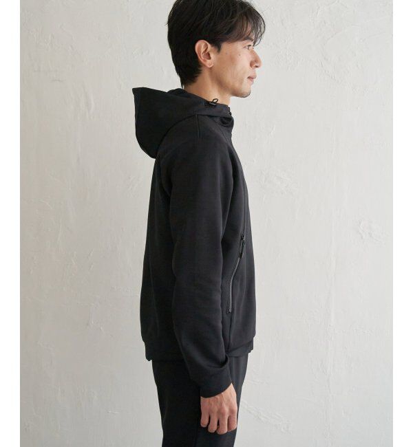 ikka「【イージーケア／吸水速乾】ドライポンチジップパーカ」|カーディガン|